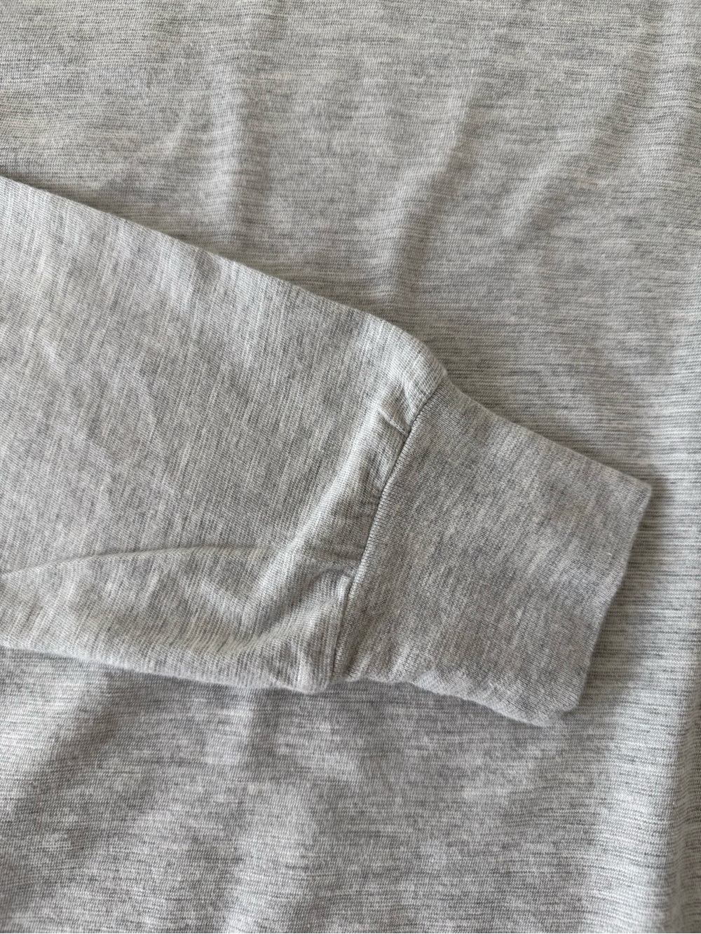 NWT Civilianaire Heather Gray Slub Cotton Long Sleeve Crewneck Shirt Men’s Small - Picture 3 of 9